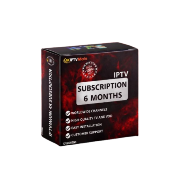 IPTV MAIN 6 months premium IPTV service in 4K